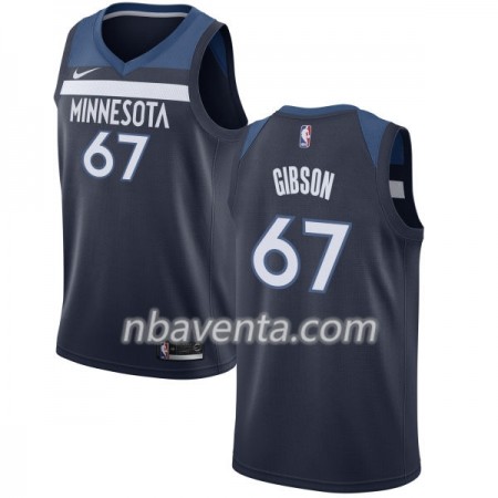 Camiseta Hombre Minnesota Timberwolves Taj Gibson 67 Nike 2017-18 Navy Swingman Camiseta Hombre Minnesota Timberwolves Taj Gibson 67 Nike 2017-18 Navy Swingman